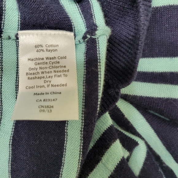 Talbot Navy and Teal Sweater - Picture 3 of 3